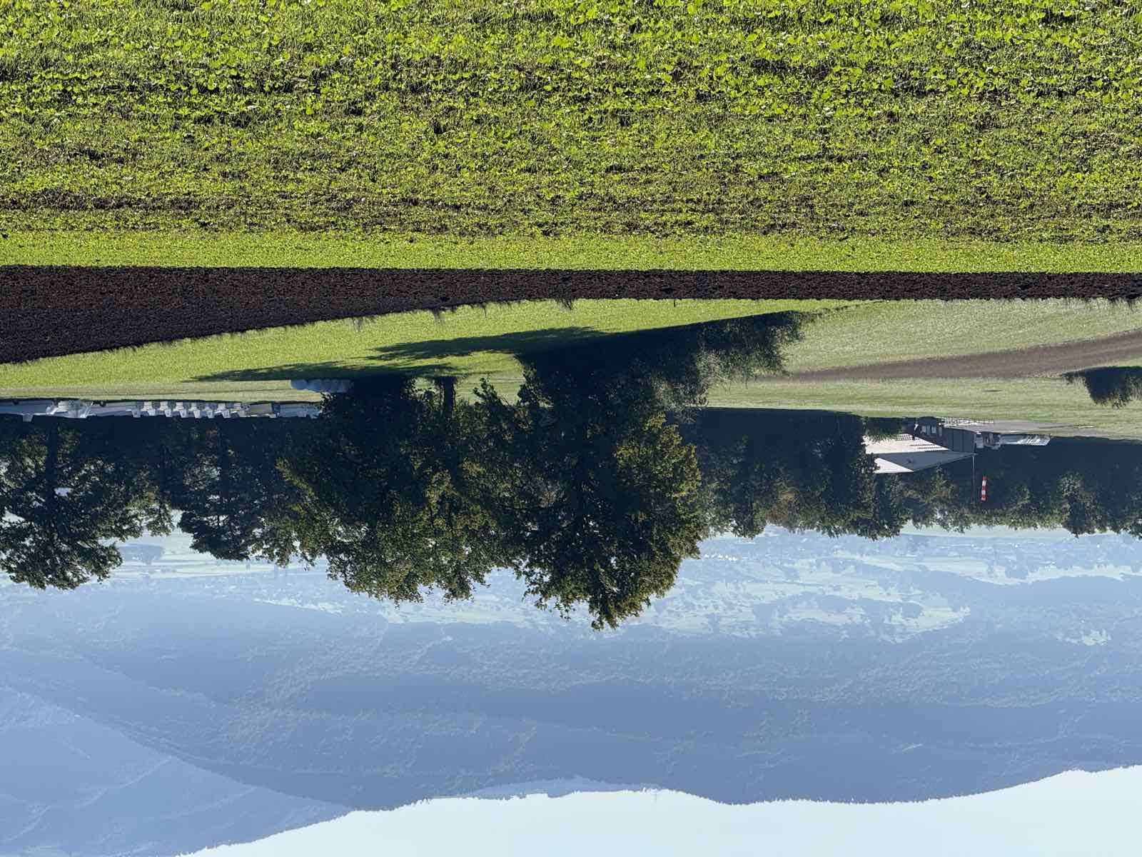 Landschaft im Laufental mit Feldern